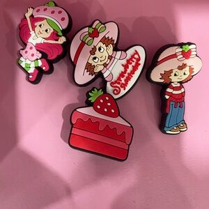 Strawberry shortcake croc charms